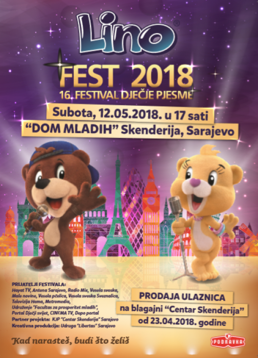 16. festival dječje pjesme Lino-Fest 2018, - undefined